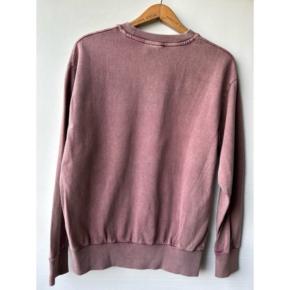 ASOS DESIGN Petite oversized washed sweatshirt in blush - Picture 7 of 11